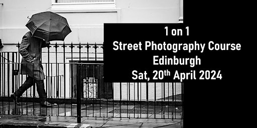 Primaire afbeelding van 1 on 1 Edinburgh Street Photography Course