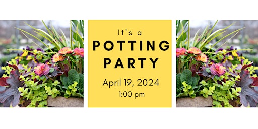 Imagem principal do evento Spring Potting Party  Friday 4/19/24 @ 1:00 pm