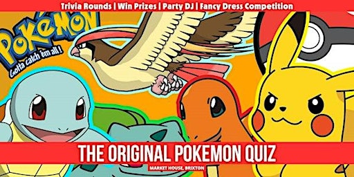 Imagem principal do evento The Original Pokemon Quiz