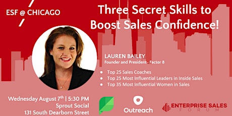 Three Secret Skills to Boost Sales Confidence primary image