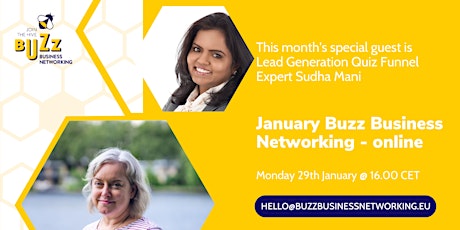 January 2024 Buzz Business Networking - Online primary image