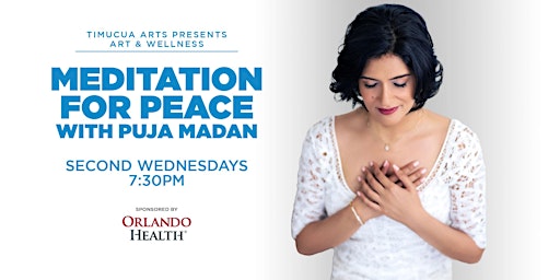 Imagem principal do evento Art & Wellness: Meditation for Peace with Puja Madan
