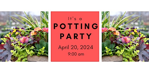 Imagen principal de Spring Potting Party  Saturday 4/20/24 @ 9:00 am