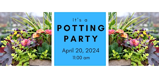 Imagen principal de Spring Potting Party  Saturday 4/20/24 @ 11:00 am