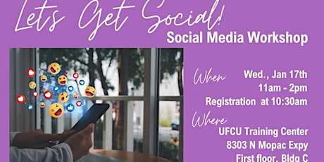 Let's Get Social - Social Media Workshop primary image