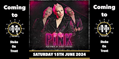 Imagem principal do evento PINK played by Vicky Jackson and her band live at Eleven Stoke