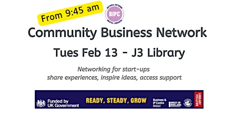 Networking for start ups - Community Business Network primary image