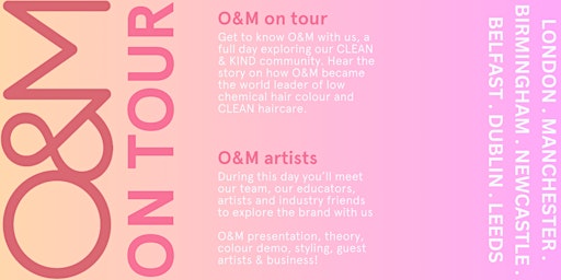 O&M on Tour | Intro to O&M | Monday 17th June | AM Session | BELFAST primary image