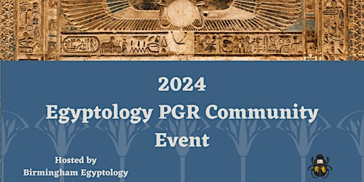 Imagem principal do evento UK Egyptology PGR Community Event 2024