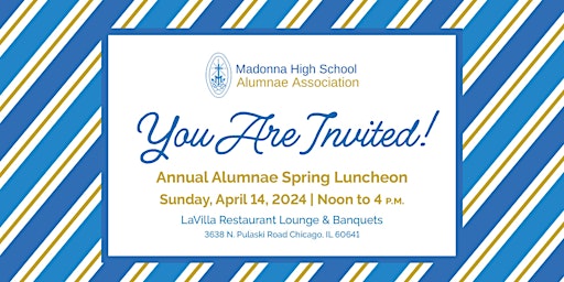 Primaire afbeelding van Madonna High School Alumnae  Luncheon