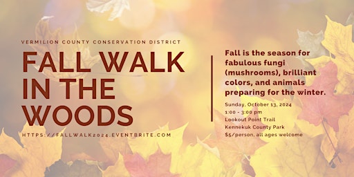 Imagen principal de Fall Walk in the Woods Guided Hike