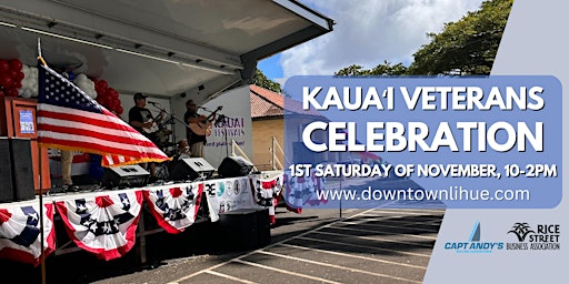 Imagem principal do evento 2024 Kauaʻi Veterans Celebration