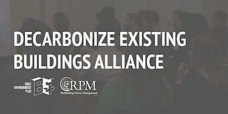 Decarbonize Existing Buildings Alliance