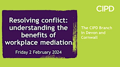 Hauptbild für Resolving conflict: understanding the benefits of workplace mediation