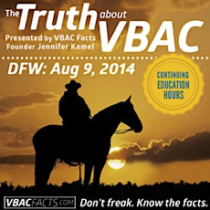 Dallas-Ft. Worth "Truth About VBAC" Workshop with Jen Kamel primary image