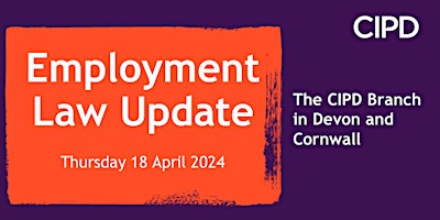 Primaire afbeelding van Employment law update