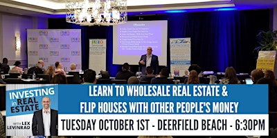 Imagem principal de Learn How To Wholesale Real Estate & Flip Houses With Other People's Money