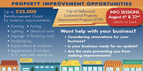 Commercial Property Improvement Program (CPIP) Information Session primary image