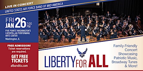 Image principale de USAF Band of Mid-America - "Liberty for All" Concert