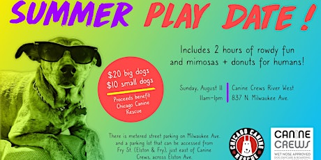 Summer Play Date To Benefit Chicago Canine Rescue primary image