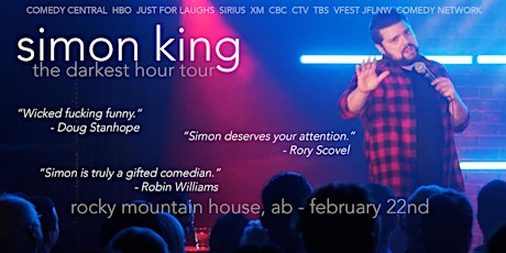 SIMON KING live in ROCKY MOUNTAIN HOUSE primary image