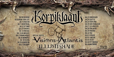 Korpiklaani, Visions of Atlantis, Illumishade