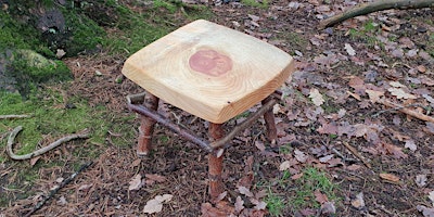 Primaire afbeelding van Hand Craft A Rustic Stick Frame Stool or Small Table