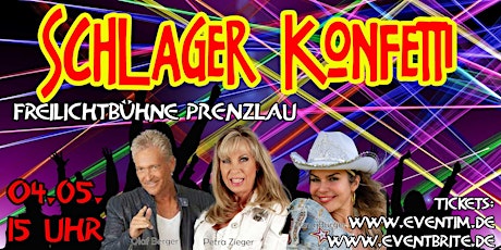 Imagem principal do evento Schlager Konfetti mit Olaf Berger, Petra Zieger & Diana Burger