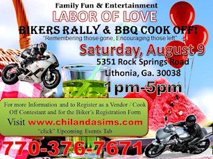 LABOR OF LOVE MOTORCYCLE RALLY & BBQ COOK OFF primary image