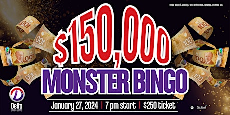 $150,000 Monster Bingo primary image