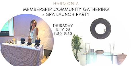 Membership Community Gathering x Spa Launch Party primary image