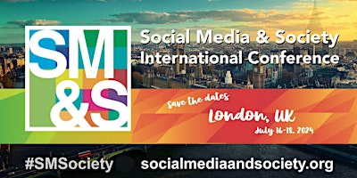 2024 International Conference on Social Media & Society (#SMSociety) primary image