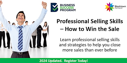Imagem principal de Professional Selling Skills - How to Win the Sale