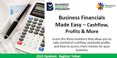 Business Financials Made Easy - Cashflow, Profits & More primary image