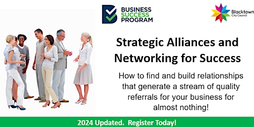 Immagine principale di Strategic Alliances and Networking for Success 