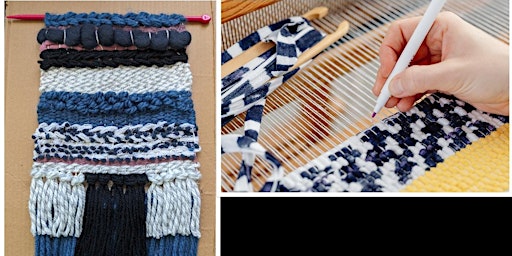Imagem principal de Beginners Learn to Weave (using a cardboard loom)
