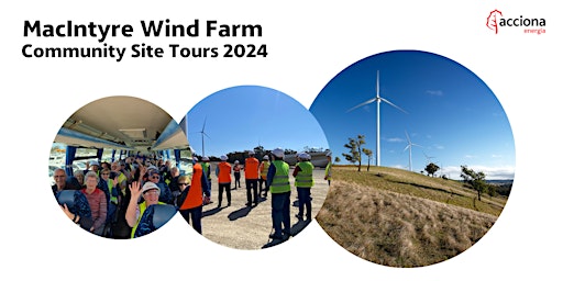 Imagem principal do evento MacIntyre Wind Farm Community Project Site Tours 2024