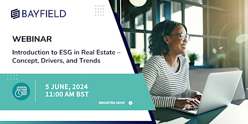 Webinar | Introducing ESG in Real Estate – Concept, Drivers, and Trends primary image