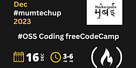 Dec'23 #mumtechup - freeCodeCamp primary image