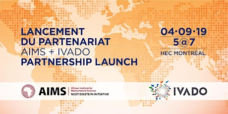 AIMS-IVADO : 5@7 de lancement du partenariat / 5@7 partnership launch primary image