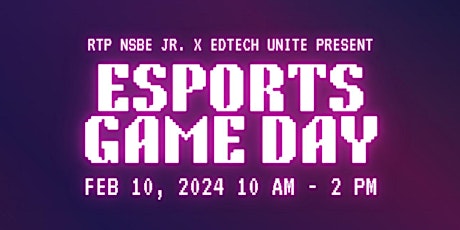 Copy of ESports Game Day  - Volunteers primary image
