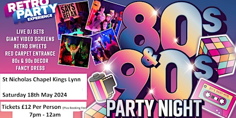 80's vs 90's Party Night - KINGS LYNN