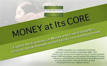 MONEY at its CORE FALL 2014 workshop primary image