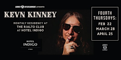 Kevn Kinney with special guest Bobby Bare Jr @ Hotel Indigo's Rialto Club primary image