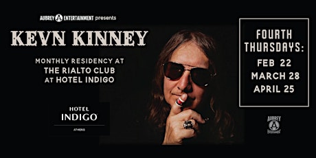 Kevn Kinney with special guest Bobby Bare Jr @ Hotel Indigo's Rialto Club