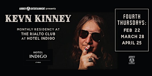 Kevn Kinney with special guest Bobby Bare Jr @ Hotel Indigo's Rialto Club primary image