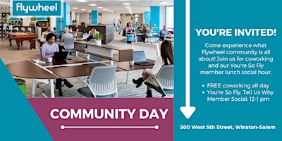 Imagen principal de Community Day at Flywheel!