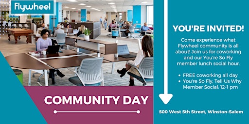 Imagen principal de Community Day at Flywheel!