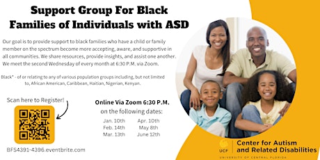 Support Group for Black Families with ASD