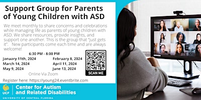 Support Group for Parents of Young Children with ASD